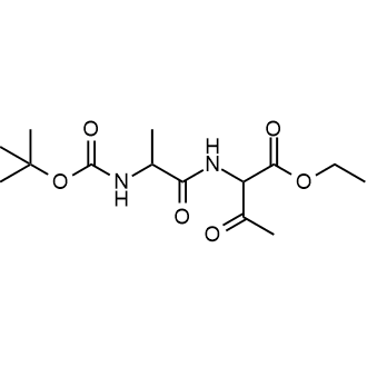 Ethyl 2-(2-((tert-butoxycarbonyl)amino)propanamido)-3-oxobutanoate|CS-M2224