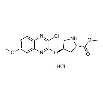 L-Proline, 4-[(3-chloro-7-methoxy-2-quinoxalinyl)oxy]-, methyl ester, (hydrochloride)(1:1),(4R)-