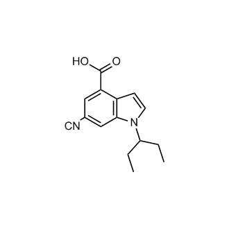 6-cyano-1-(pentan-3-yl)-1H-indole-4-carboxylic acid