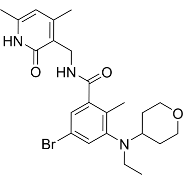5-Bromo-N-((4,6-dimethyl-2-oxo-1,2-dihydropyridin-3-yl)methyl)-3-(ethyl(tetrahydro-2H-pyran-4-yl)amino)-2-methylbenzamide|CS-M2415