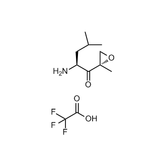 1-Pentanone, 2-amino-4-methyl-1-[(2S)-2-methyl-2-oxiranyl]-, (2S)-, 2,2,2-trifluoroacetate 1:1