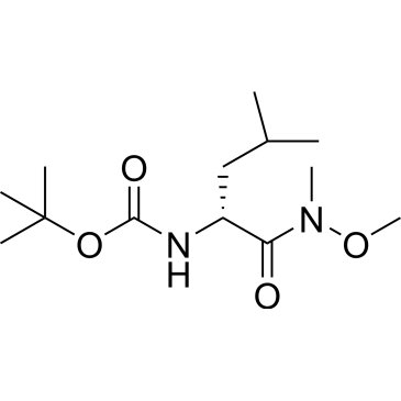 tert-Butyl (R)-(1-(methoxy(methyl)amino)-4-methyl-1-oxopentan-2-yl)carbamate|CS-M2719