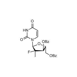 ((2R,3R,4R,5S)-3-(benzoyloxy)-5-(2,4-dioxo-3,4-dihydropyrimidin-1(2H)-yl)-4-fluoro-4-methyltetrahydrofuran-2-yl)methyl benzoate