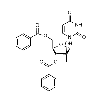 ((2R,3R,4S,5R)-3-(benzoyloxy)-5-(2,4-dioxo-3,4-dihydropyrimidin-1(2H)-yl)-4-hydroxy-4-methyltetrahydrofuran-2-yl)methyl benzoate