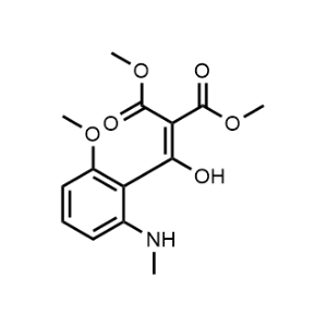 Dimethyl 2-(hydroxy(2-methoxy-6-(methylamino)phenyl)methylene)malonate|CS-M2835