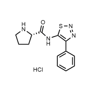 (S)-N-(4-phenyl-1,2,3-thiadiazol-5-yl)pyrrolidine-2-carboxamide hydrochloride|CS-M2982