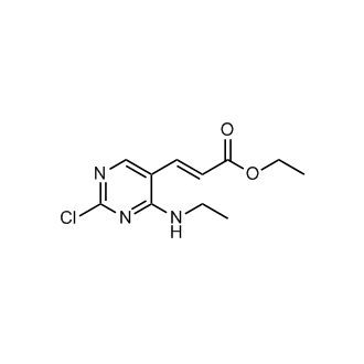 (E)-ethyl 3-(2-chloro-4-(ethylamino)pyrimidin-5-yl)acrylate