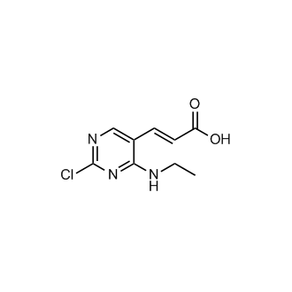(E)-3-(2-chloro-4-(ethylamino)pyrimidin-5-yl)acrylic acid