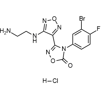 3-(4-((2-Aminoethyl)amino)-1,2,5-oxadiazol-3-yl)-4-(3-bromo-4-fluorophenyl)-1,2,4-oxadiazol-5(4H)-one hydrochloride|CS-M3046