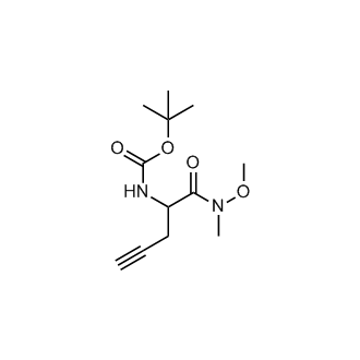 tert-Butyl [1-[methoxy(methyl)amino]-1-oxo-4-pentyn-2-yl]carbamate|CS-M3065