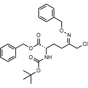 (S)-benzyl 5-((benzyloxy)imino)-2-((tert-butoxycarbonyl)amino)-6-chlorohexanoate|CS-M3162