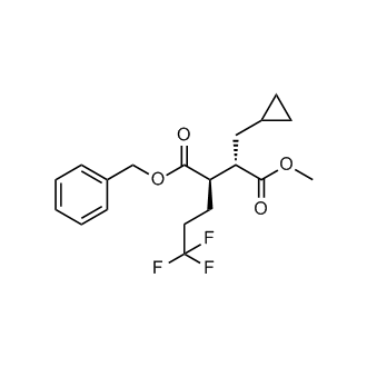 (2R,3S)-1-benzyl 4-methyl 3-(cyclopropylmethyl)-2-(3,3,3-trifluoropropyl)succinate