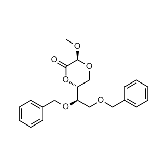 1,4-Dioxan-2-one, 6-[(1R)-1,2-bis(phenylmethoxy)ethyl]-3-methoxy-, (3S,6R)-