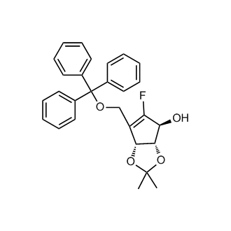 (3aS,4S,6aR)-5-fluoro-2,2-dimethyl-6-((trityloxy)methyl)-4,6a-dihydro-3aH-cyclopenta[d][1,3]dioxol-4-ol|CS-M3257