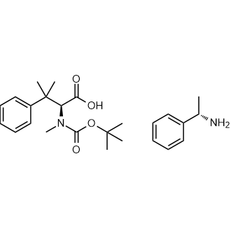 (S)-1-phenylethanamine (S)-2-((tert-butoxycarbonyl)(methyl)amino)-3-methyl-3-phenylbutanoate|CS-M3262