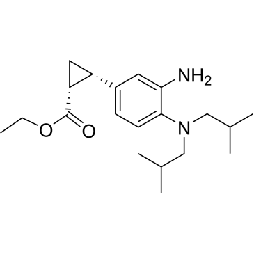 (1R,2S)-ethyl 2-(3-amino-4-(diisobutylamino)phenyl)cyclopropanecarboxylate|CS-M3338
