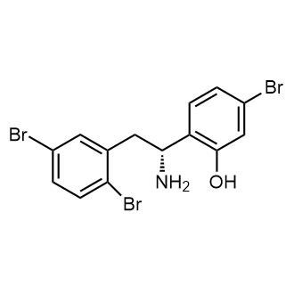 (R)-2-(1-amino-2-(2,5-dibromophenyl)ethyl)-5-bromophenol|CS-M3362