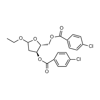 ((2R,3S)-3-((4-chlorobenzoyl)oxy)-5-ethoxytetrahydrofuran-2-yl)methyl 4-chlorobenzoate