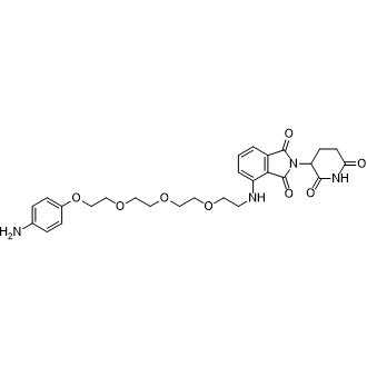 Pomalidomide-PEG4-Ph-NH2|CS-M3439