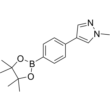 1-Methyl-4-[4-(4,4,5,5-tetramethyl-1,3,2-dioxaborolan-2-yl)phenyl]-1H-pyrazole|CS-M3445