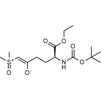 (S)-ethyl 2-((tert-butoxycarbonyl)amino)-6-(dimethylhydrosulfinyl)-5-hydroxyhex-5-enoate|CS-M3555