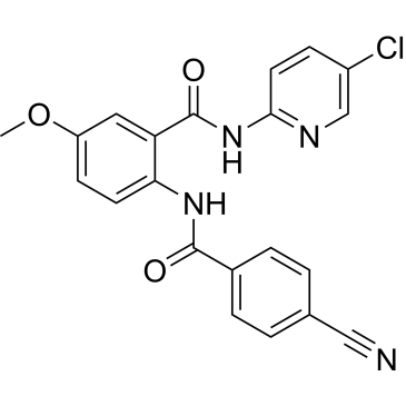 N-(5-Chloropyridin-2-yl)-2-(4-cyanobenzamido)-5-methoxybenzamide|CS-M3558
