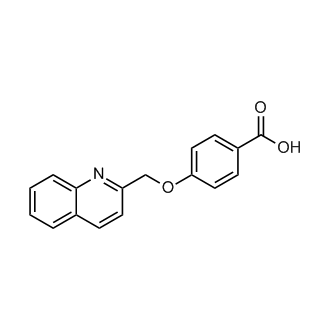 4-(2-Quinolinylmethoxy)benzoic acid
