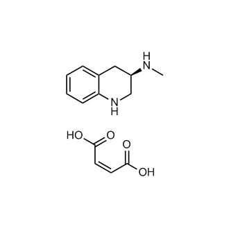 3-Quinolinamine, 1,2,3,4-tetrahydro-N-methyl-, (R)-, (Z)-2-butenedioate 1:1