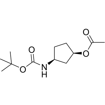 (1R,3S)-3-((tert-butoxycarbonyl)amino)cyclopentyl acetate|CS-M3742