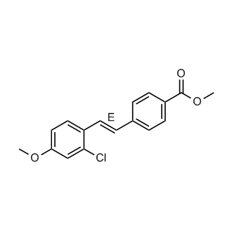 (E)-methyl 4-(2-chloro-4-methoxystyryl)benzoate|CS-W000066