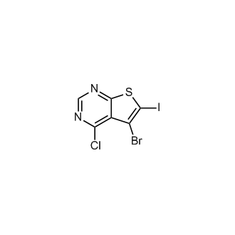 5-bromo-4-chloro-6-iodothieno[2,3-d]pyrimidine|CS-W000110