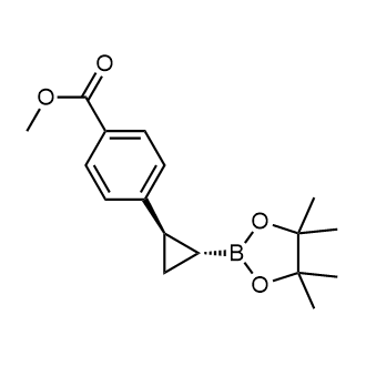 methyl 4-((1R,2R)-2-(4,4,5,5-tetramethyl-1,3,2-dioxaborolan-2-yl)cyclopropyl)benzoate|CS-W000172