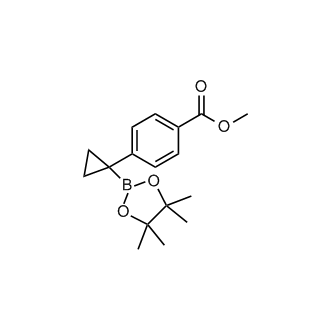 methyl 4-(1-(4,4,5,5-tetramethyl-1,3,2-dioxaborolan-2-yl)cyclopropyl)benzoate|CS-W000185