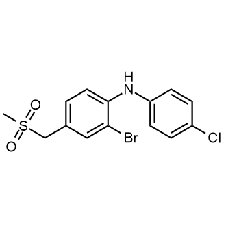 2-bromo-N-(4-chlorophenyl)-4-((methylsulfonyl)methyl)aniline|CS-W000501
