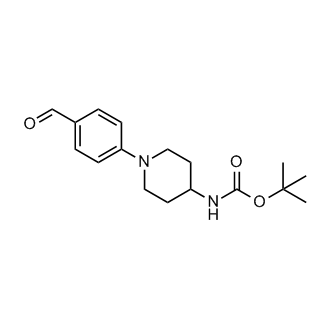 tert-butyl (1-(4-formylphenyl)piperidin-4-yl)carbamate|CS-W000591
