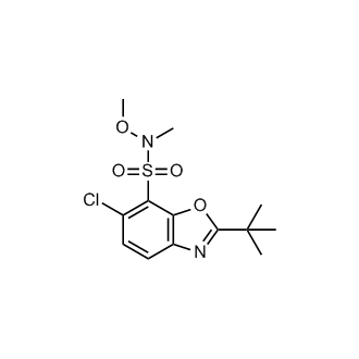 2-(TERT-BUTYL)-6-CHLORO-N-METHOXY-N-METHYLBENZO[D]OXAZOLE-7-SULFONAMIDE