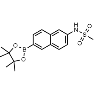 N-[6-(4,4,5,5-Tetramethyl-1,3,2-dioxaborolan-2-yl)naphthalen-2-yl]methanesulfonamide|CS-W001302