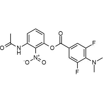 3-Acetamido-2-nitrophenyl 4-(dimethylamino)-3,5-difluorobenzoate|CS-W001787
