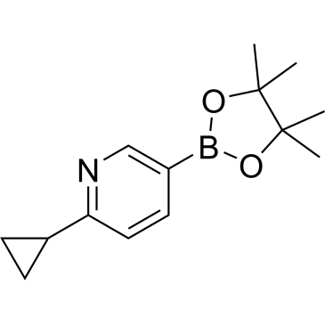 2-Cyclopropyl-5-(4,4,5,5-tetramethyl-1,3,2-dioxaborolan-2-yl)pyridine|CS-W006999