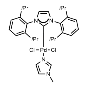(SP-4-1)-[1,3-Bis[2,6-bis(1-methylethyl)phenyl]-1,3-dihydro-2H-imidazol-2-ylidene]dichloro(1-methyl-1H-imidazole-κN3)palladium|CS-W007132