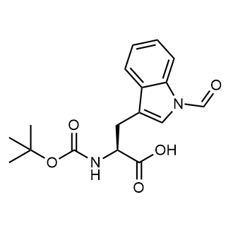 (S)-2-((tert-Butoxycarbonyl)amino)-3-(1-formyl-1H-indol-3-yl)propanoic acid|CS-W009335