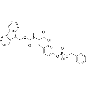 (2S)-2-((((9H-Fluoren-9-yl)methoxy)carbonyl)amino)-3-(4-(((benzyloxy)(hydroxy)phosphoryl)oxy)phenyl)propanoic acid|CS-W009599