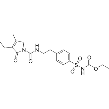 Ethyl (4-(2-(3-ethyl-4-methyl-2-oxo-2,5-dihydro-1H-pyrrole-1-carboxamido)ethyl)phenyl)sulfonylcarbamate|CS-W009683