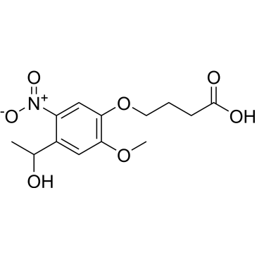 4-(4-(1-Hydroxyethyl)-2-methoxy-5-nitrophenoxy)butanoic acid|CS-W009962