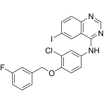 N-(3-Chloro-4-((3-fluorobenzyl)oxy)phenyl)-6-iodoquinazolin-4-amine|CS-W011494