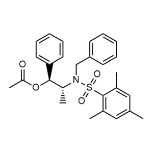 (1S,2R)-2-(N-Benzyl-2,4,6-trimethylphenylsulfonamido)-1-phenylpropyl acetate|CS-W011544