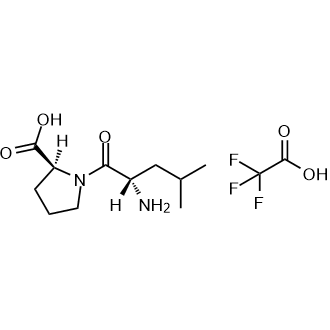 (S)-1-((S)-2-Amino-4-methylpentanoyl)pyrrolidine-2-carboxylic acid compound with 2,2,2-trifluoroacetic acid 1:1|CS-W013917