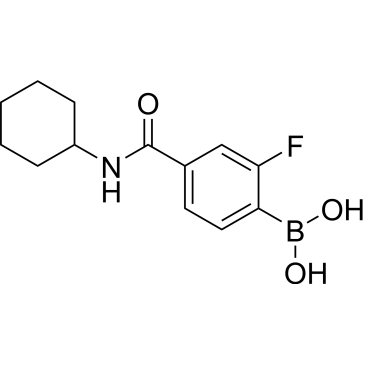(4-(Cyclohexylcarbamoyl)-2-fluorophenyl)boronic acid|CS-W014055