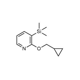 2-(Cyclopropylmethoxy)-3-(trimethylsilyl)pyridine|CS-W014731