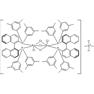 Dimethylammonium dichlorotri(mu-chloro)bis{(S)-(-)-2,2'-bis[di(3,5-xylyl)phosphino]-1,1'-binaphthyl}diruthenate(II)|CS-W016694